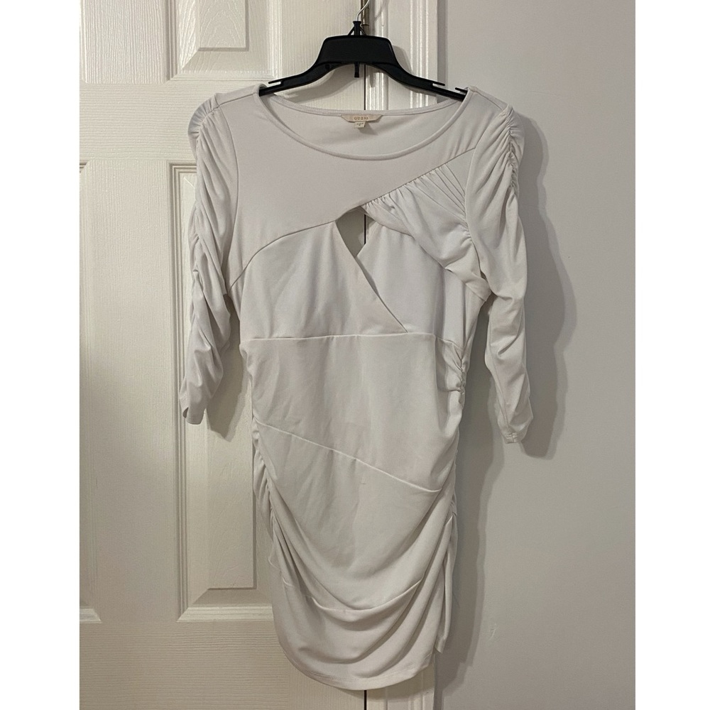 White tight guess dress